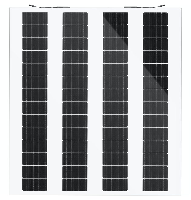 pogreen solar bipv solar roof facade terrance agri transmittance solar panel 1350x1245x15mm 182mm(m10) (4x14)cells